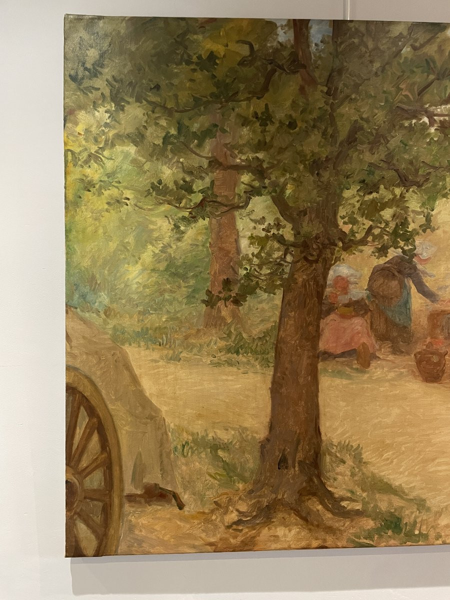 Théophile Louis Deyrolle (1844-1923) - Décor du Grand Hotel des Dunes - Beg-Meil-photo-4