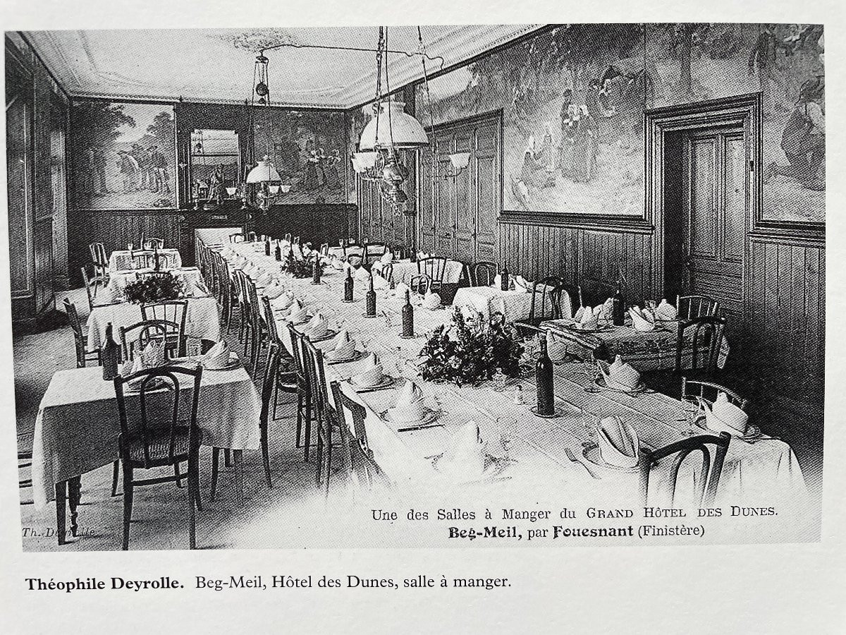 Théophile Louis Deyrolle (1844-1923) - Décor du Grand Hotel des Dunes - Beg-Meil-photo-1