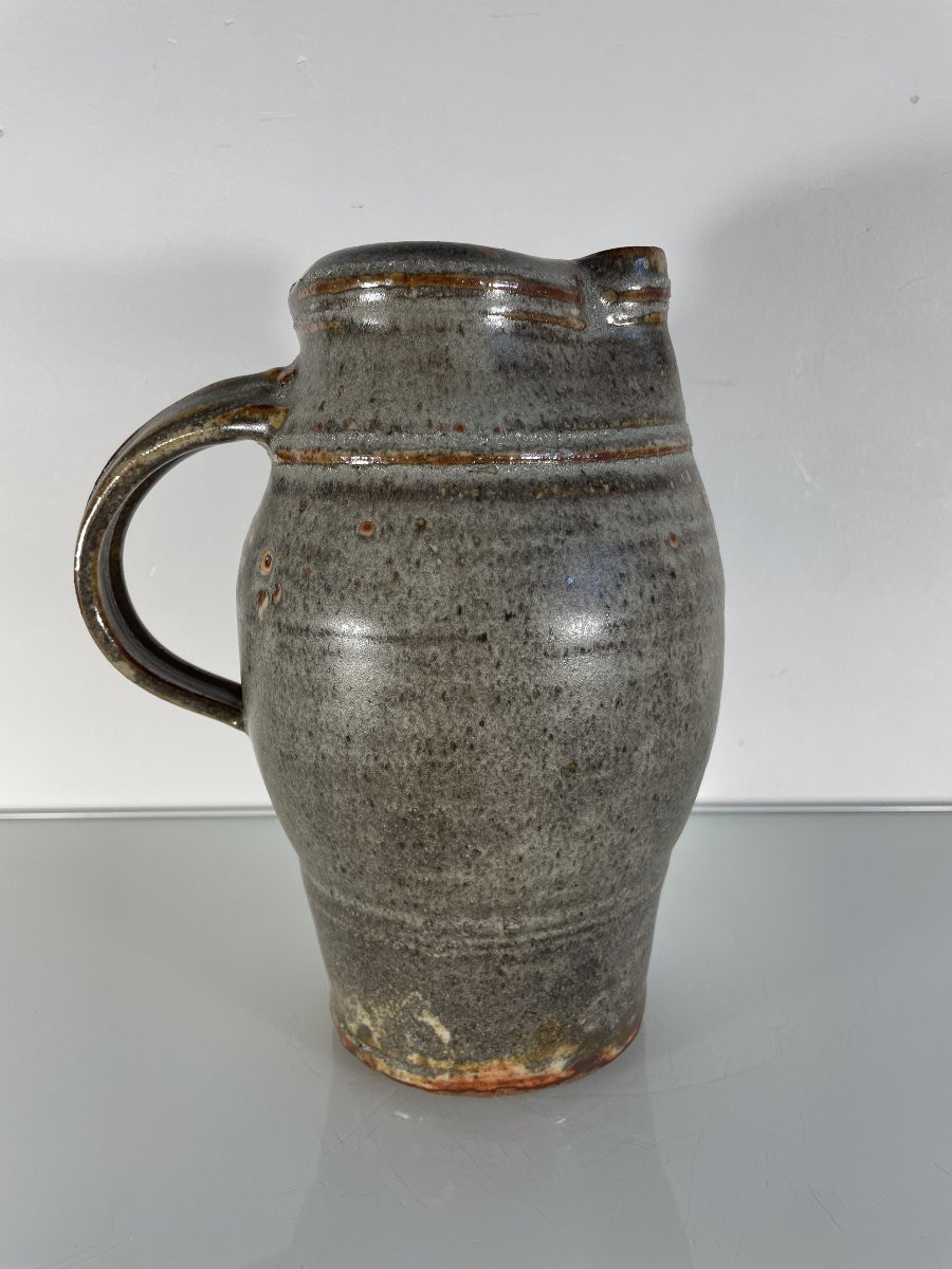 Catherine And Bruce Gould - Stoneware Pitcher-photo-4