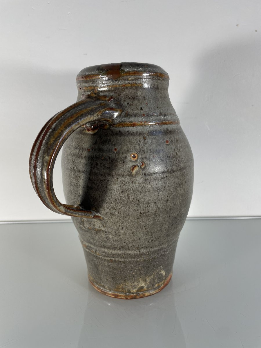 Catherine And Bruce Gould - Stoneware Pitcher-photo-3