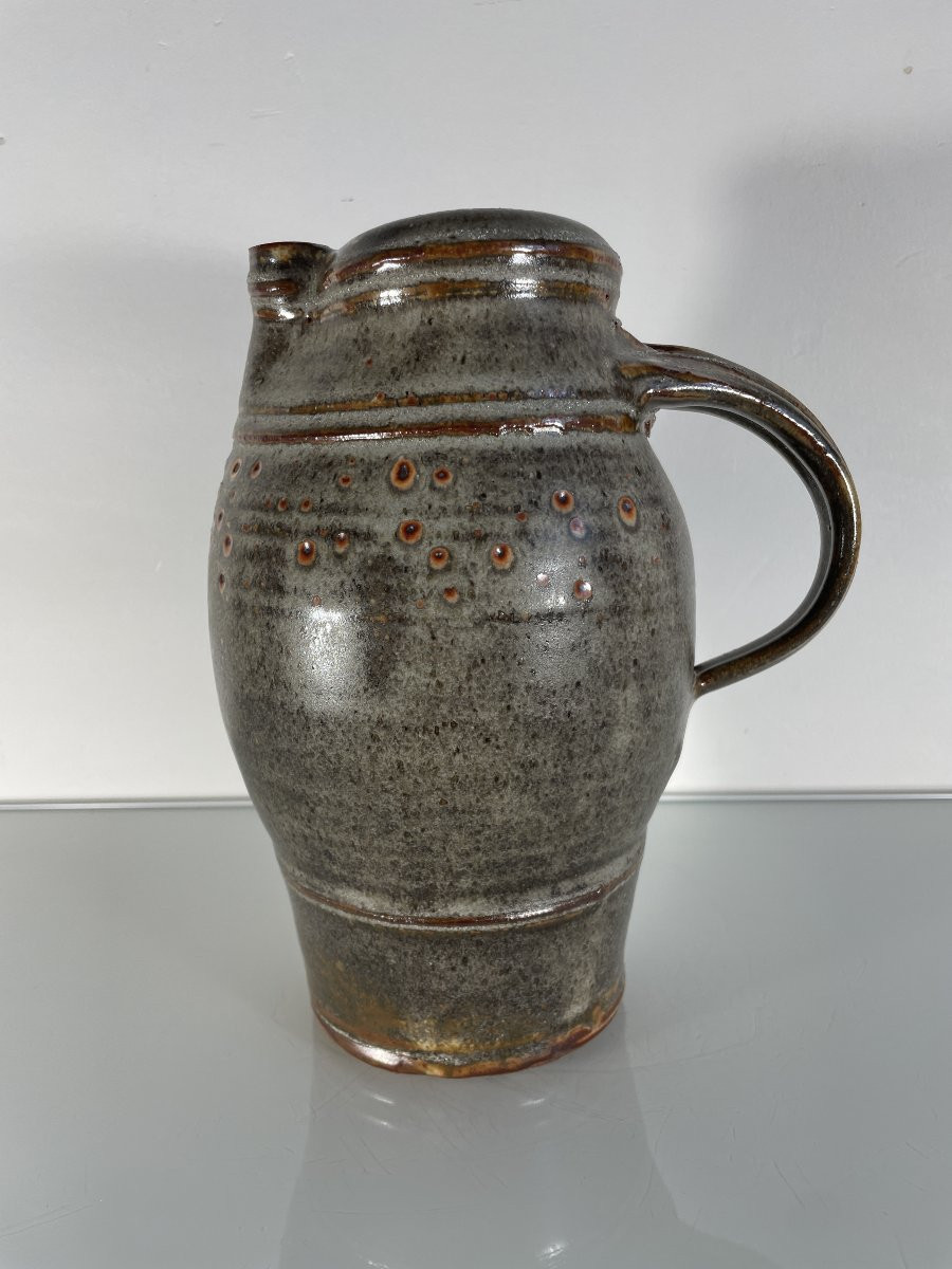 Catherine And Bruce Gould - Stoneware Pitcher-photo-5