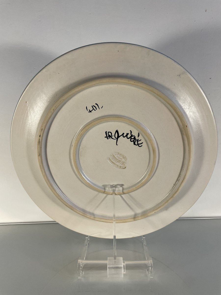René Quéré (1932-2021) - Grand plat - Keraluc-photo-1