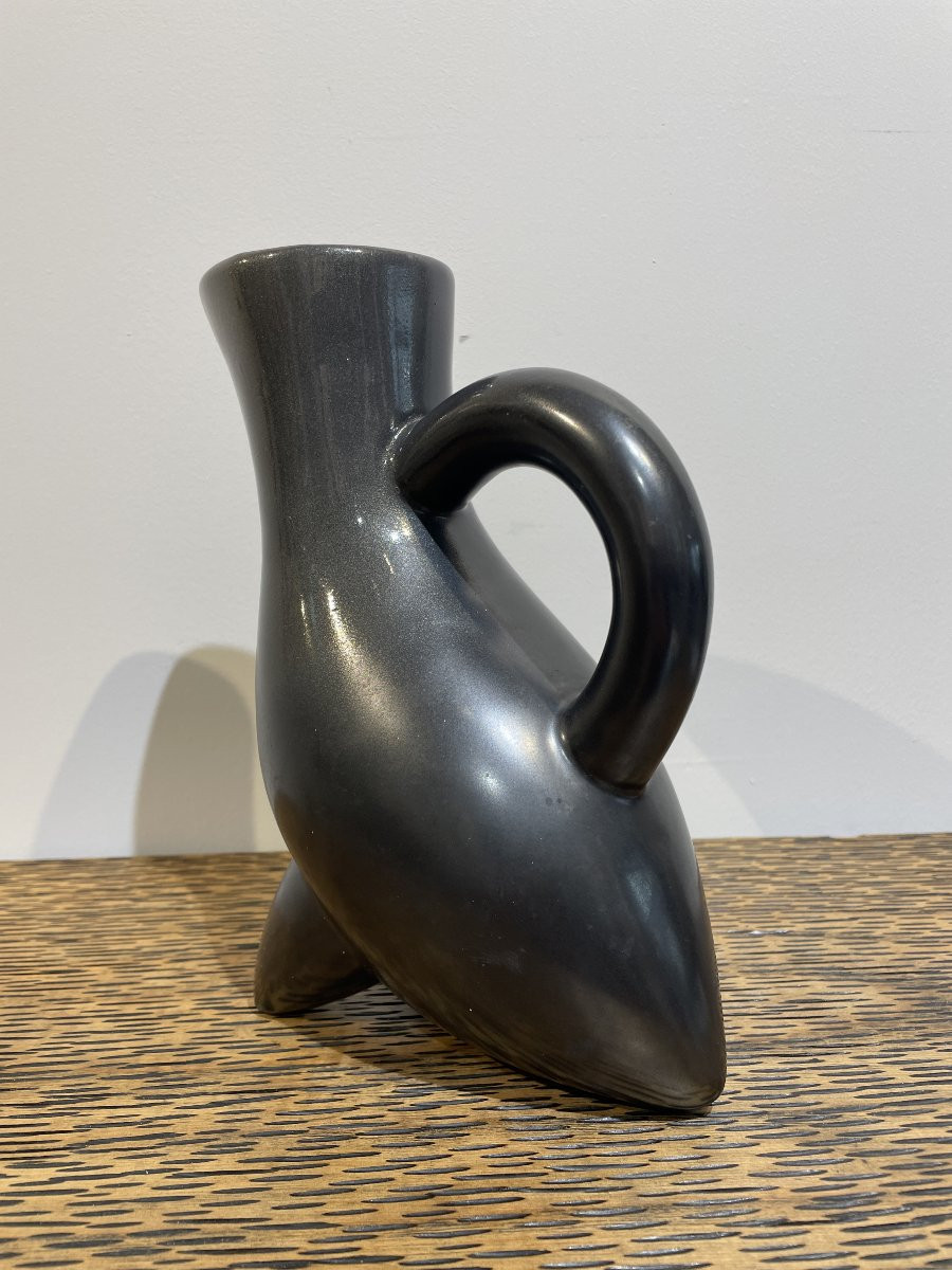 Pierre Toulhoat (1923-2014) - Zoomorphic Pitcher - Keraluc - 50s-photo-2