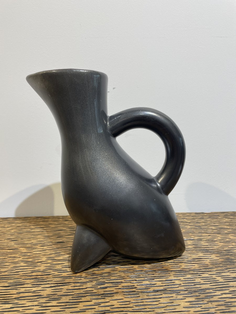 Pierre Toulhoat (1923-2014) - Zoomorphic Pitcher - Keraluc - 50s-photo-3