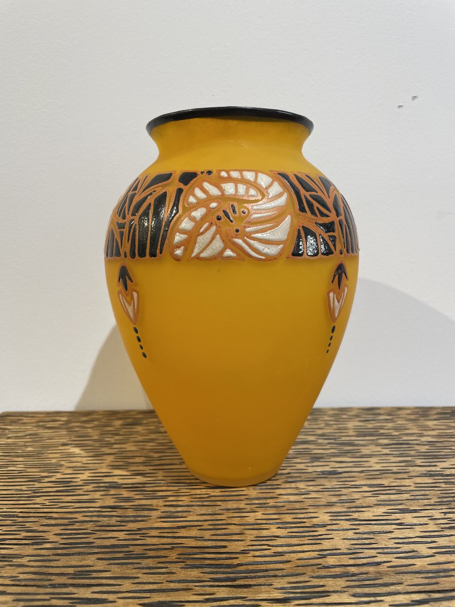 André Delatte (1887-1953) - Vase - Ecole De Nancy-photo-1