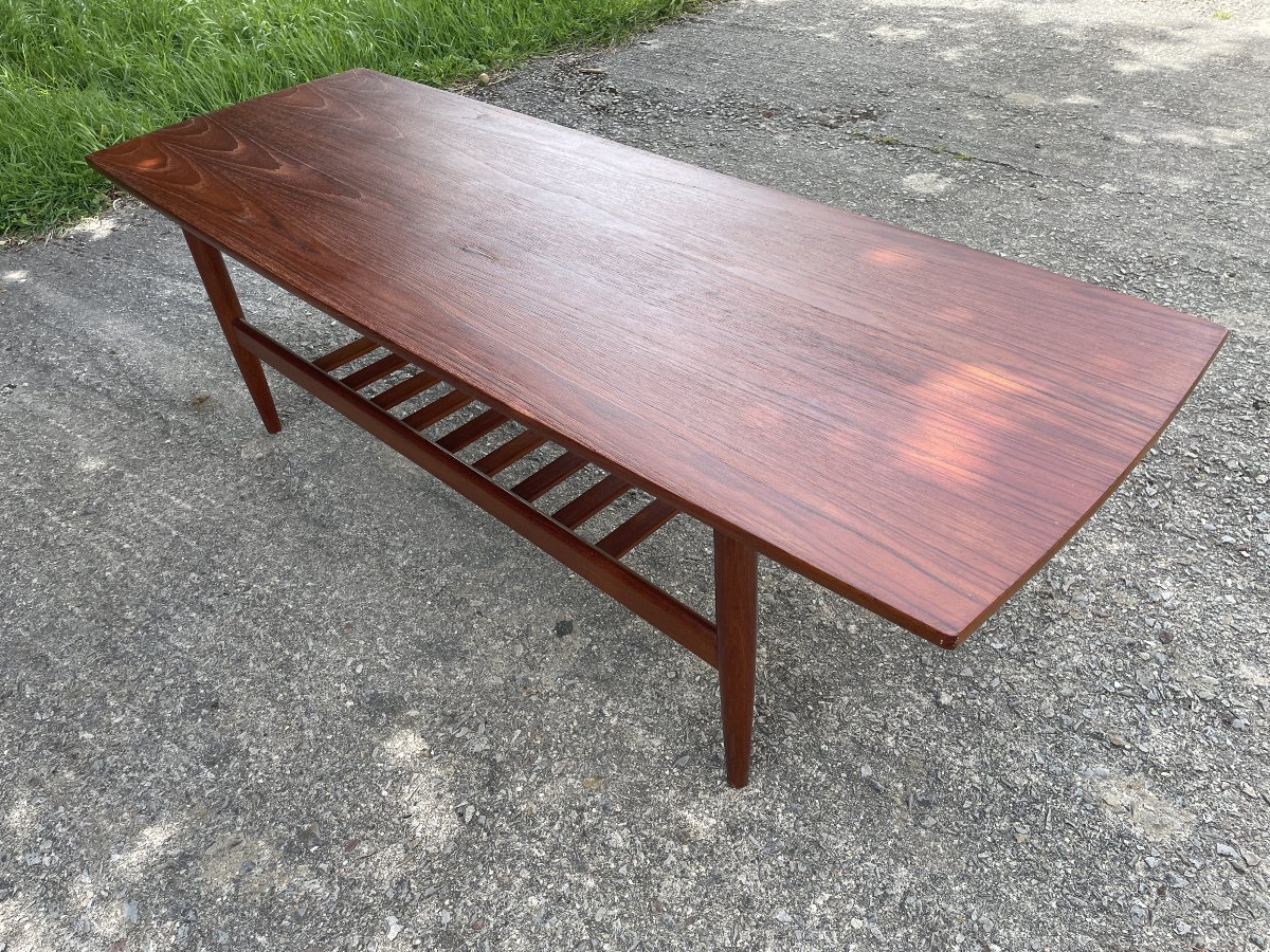 Grete Jalk (1920-2006) attribué à - Grande table basse scandinave