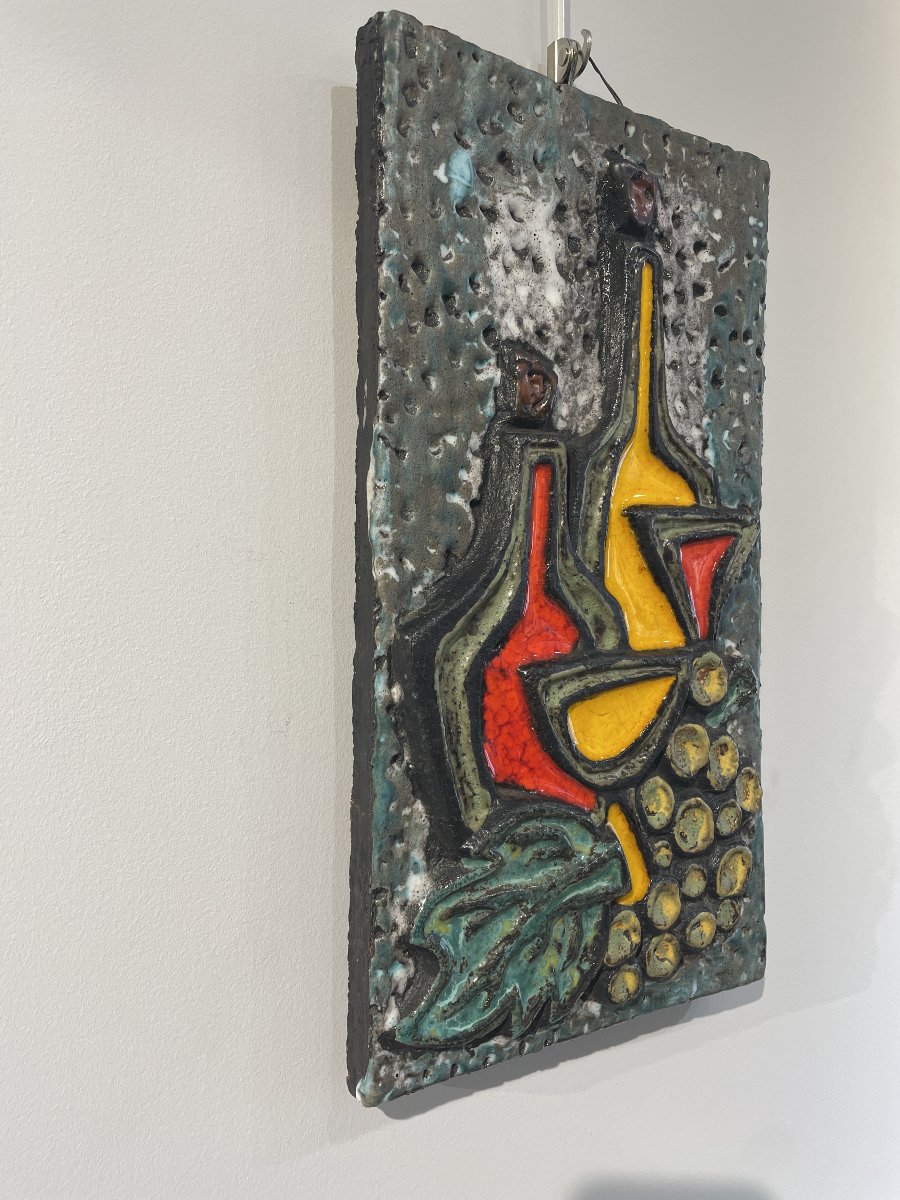 Ruscha Keramik - West Germany - Wall Ceramics - Still Life-photo-2