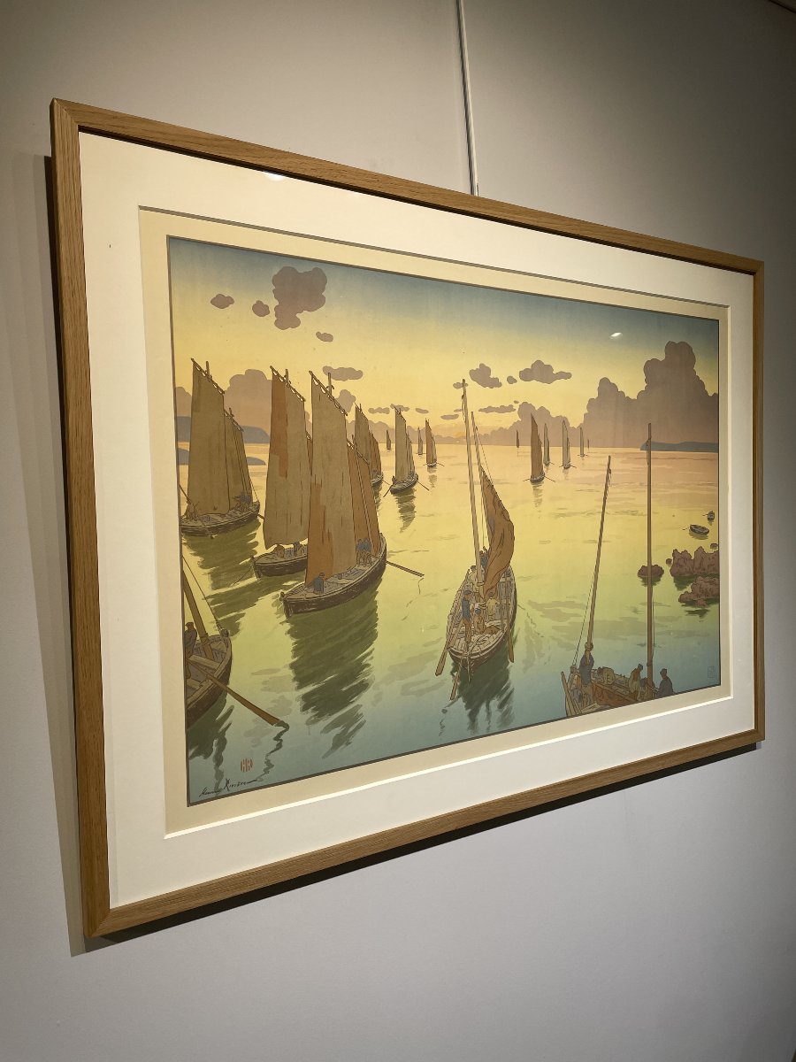 Henri Rivière (1864–1951) - Sunset - Japonism-photo-3