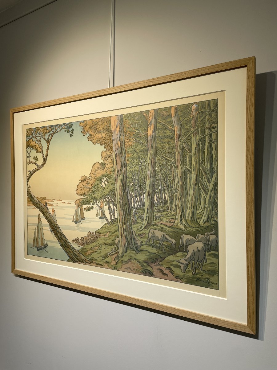 Henri Rivière (1864–1951) - Summer Evening - Japonism-photo-2
