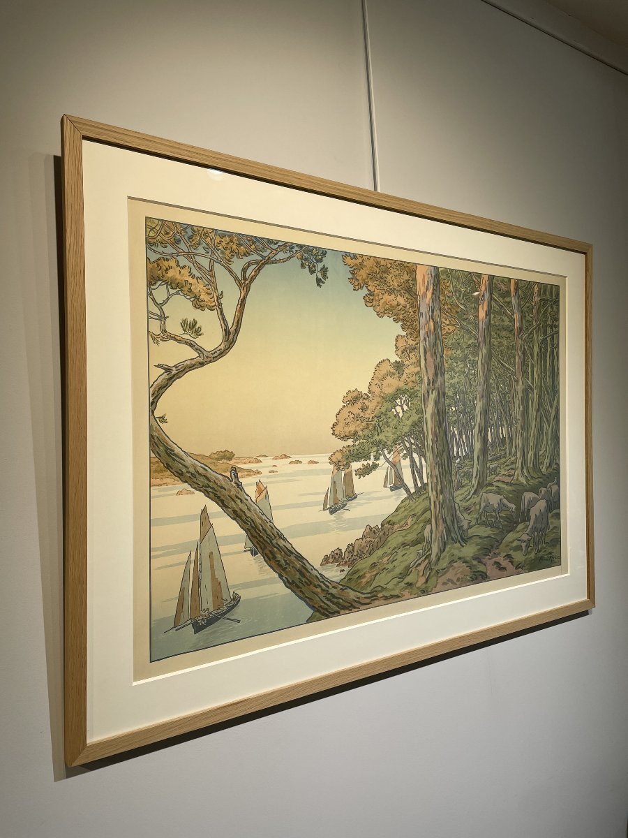 Henri Rivière (1864–1951) - Summer Evening - Japonism-photo-3