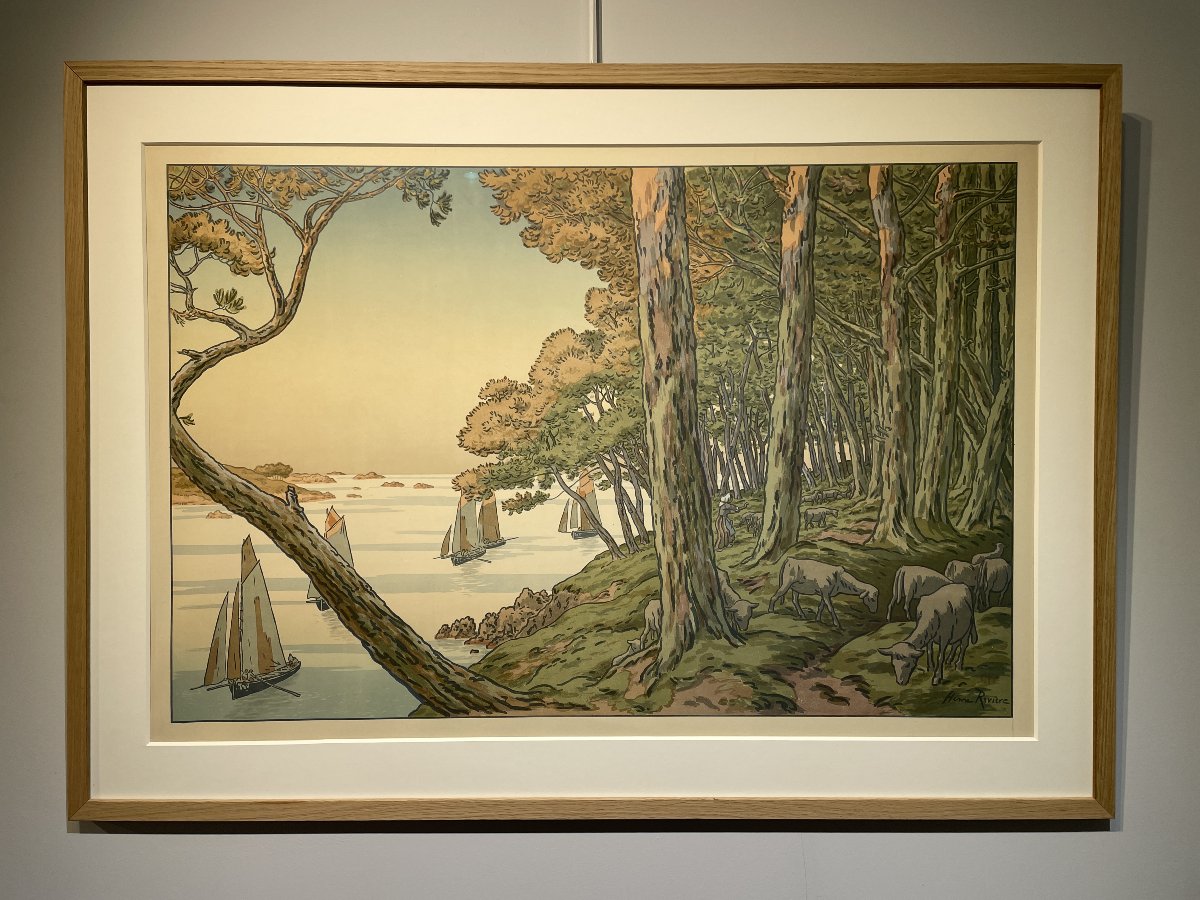Henri Rivière (1864–1951) - Summer Evening - Japonism