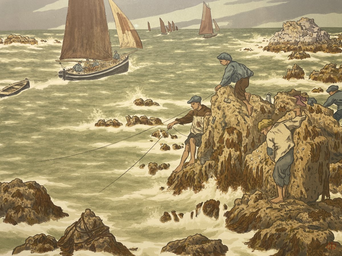 Henri Rivière (1864–1951) - The Ship's Boys-photo-2