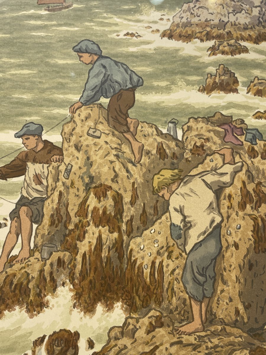 Henri Rivière (1864–1951) - The Ship's Boys-photo-3