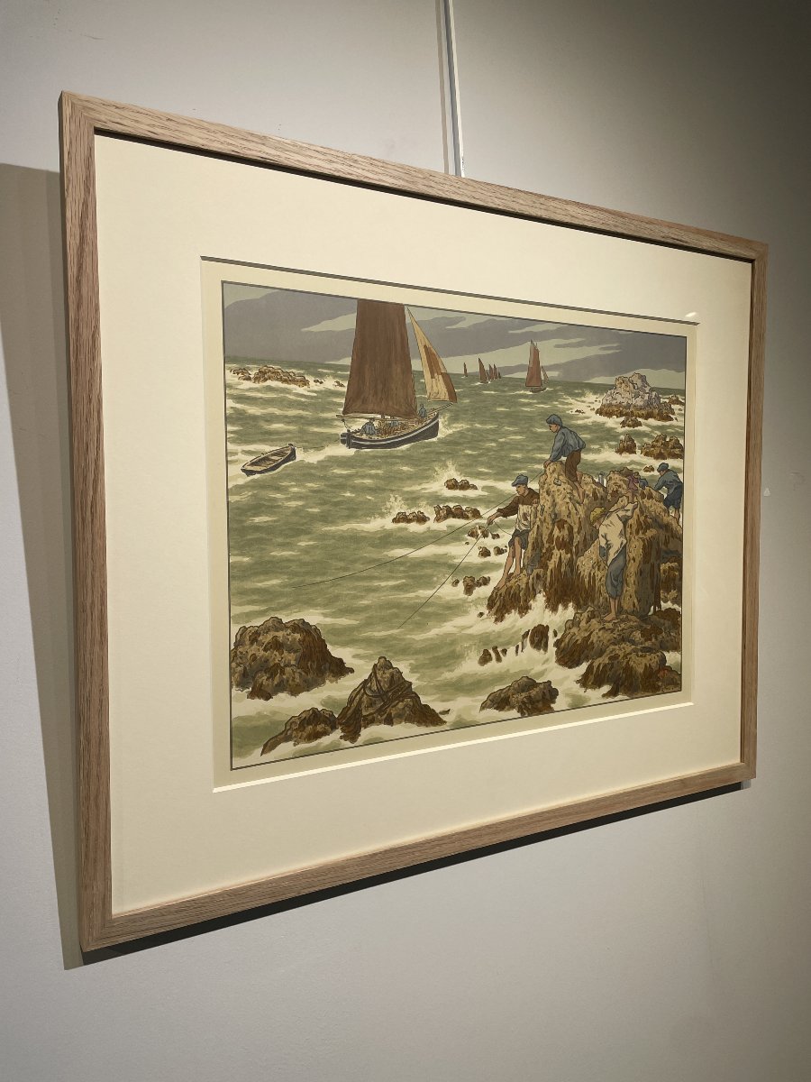 Henri Rivière (1864–1951) - The Ship's Boys-photo-2