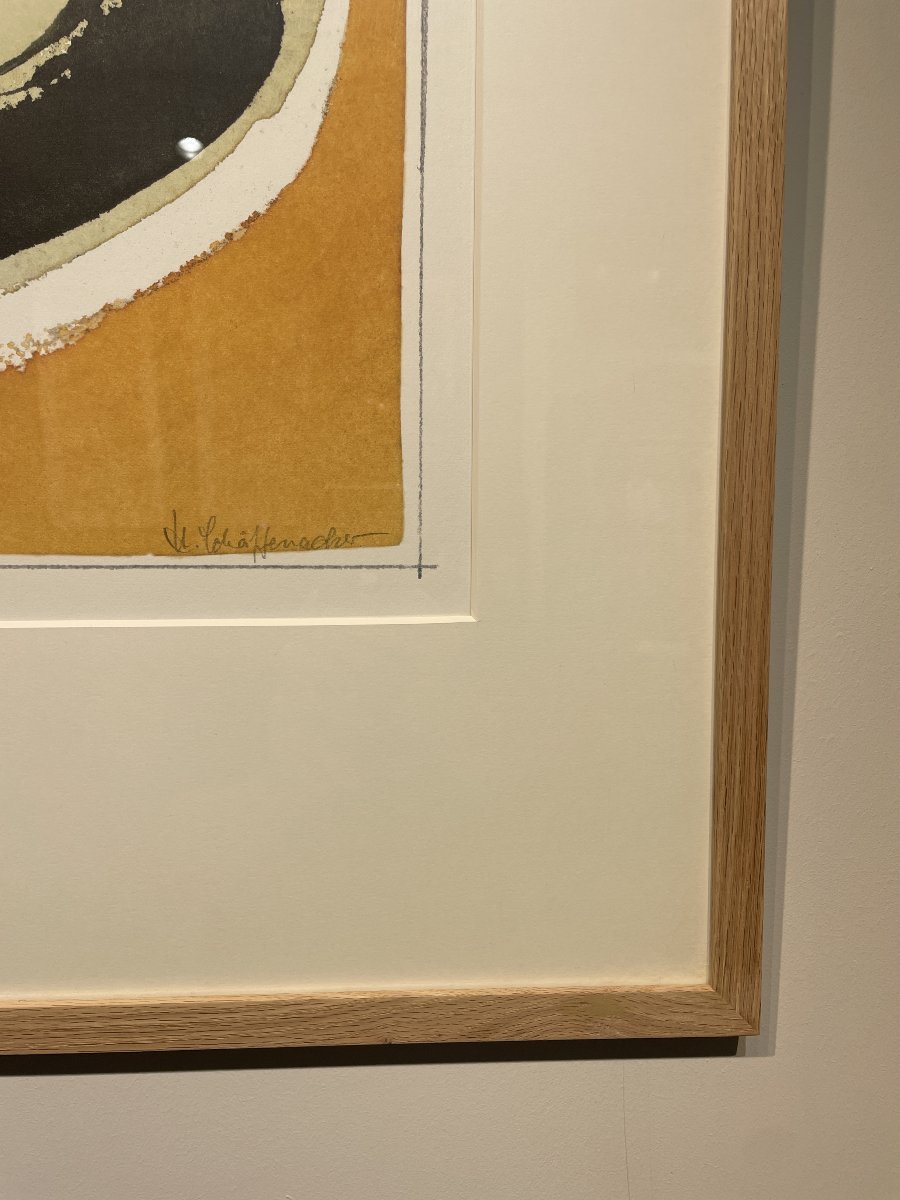 Helmut Schaffenacker (1921–2010) - Monotype Print-photo-1