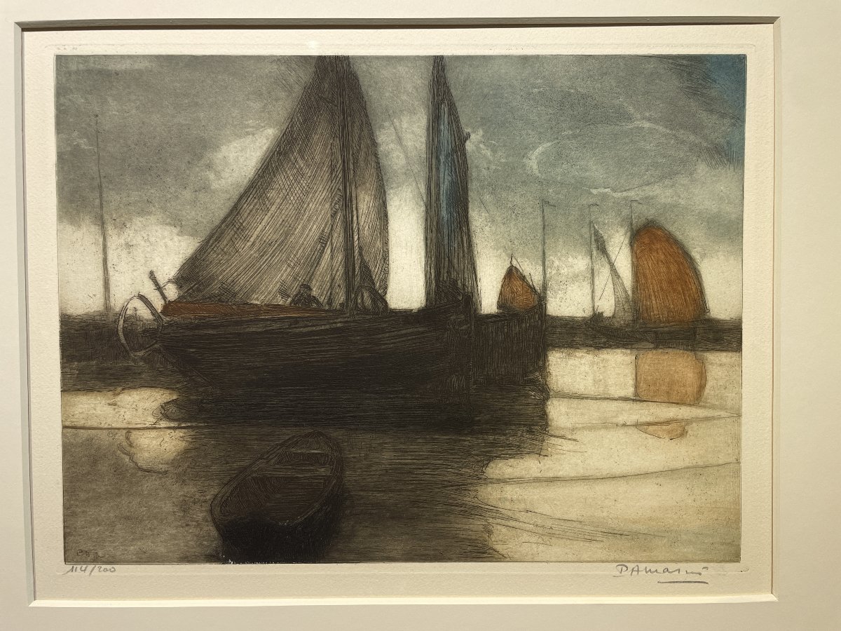 Paul-auguste Masui (1888–1981) - Setting Out To Go Fishing