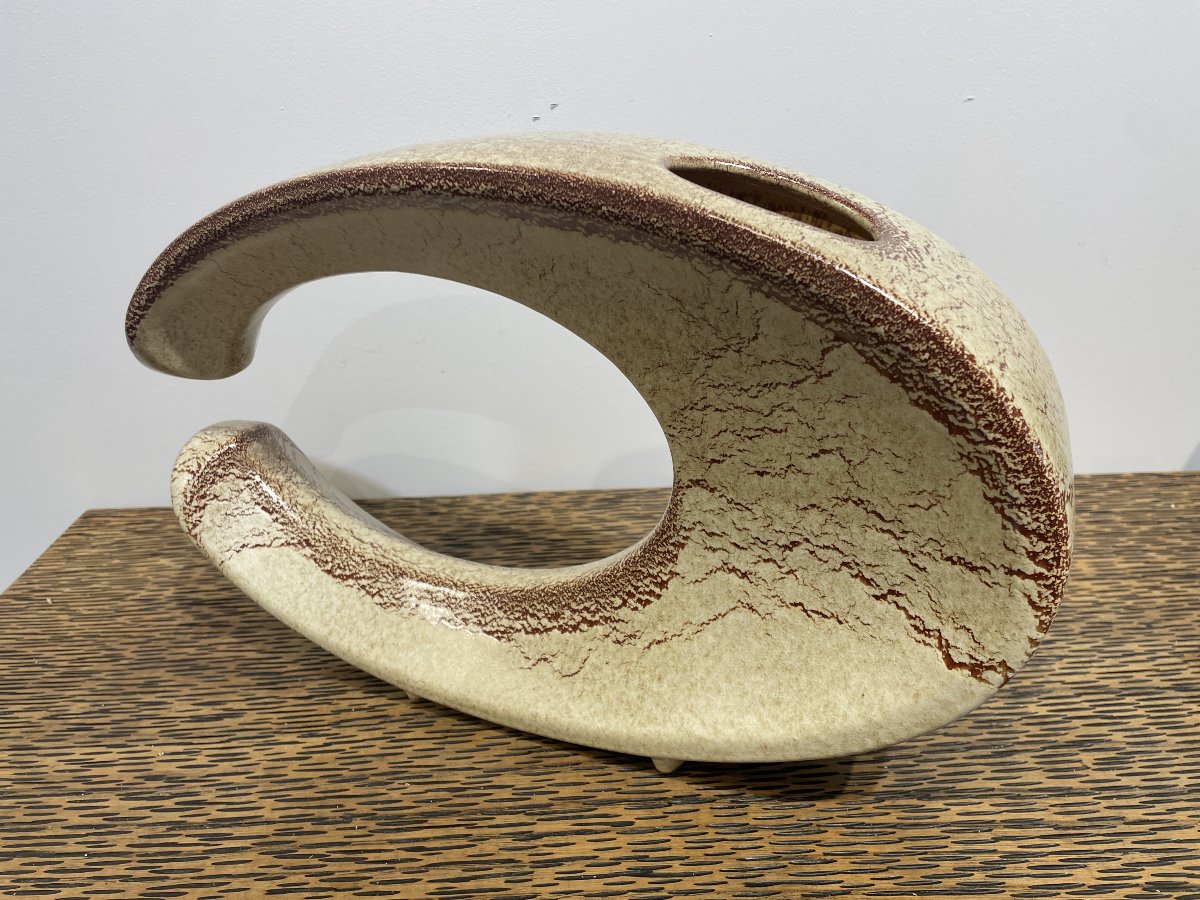 Roberto Rigon (1929) - Manufacture Bertoncello - Grand Vase-photo-2