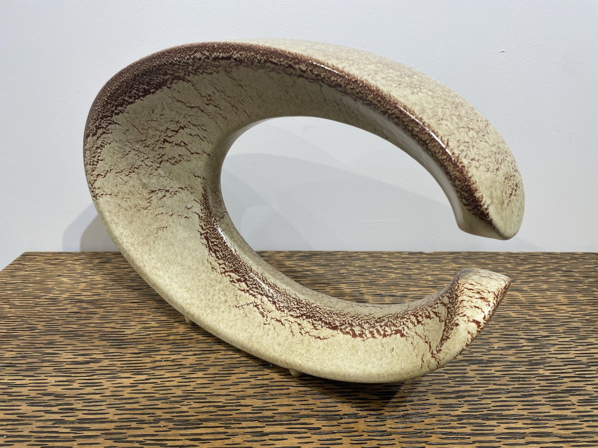 Roberto Rigon (1929) - Manufacture Bertoncello - Grand Vase-photo-4