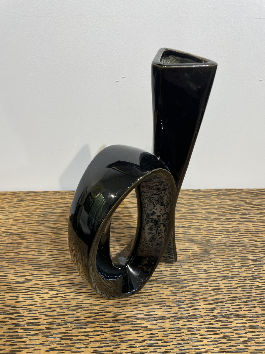Roberto Rigon (1929) - Manufacture Bertoncello - Vase soliflore-photo-4