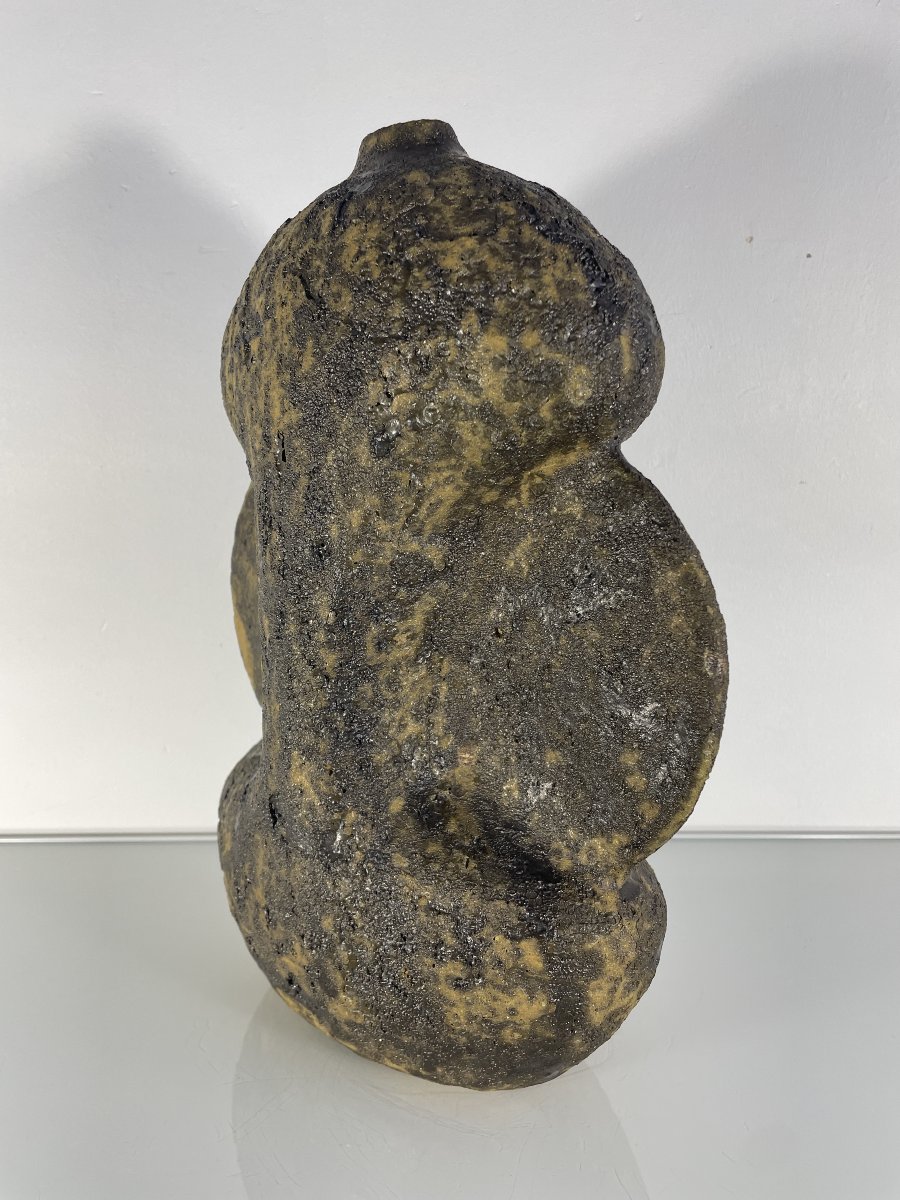 Raymond-louis Quillivic - Large Sculptural Vase-photo-3