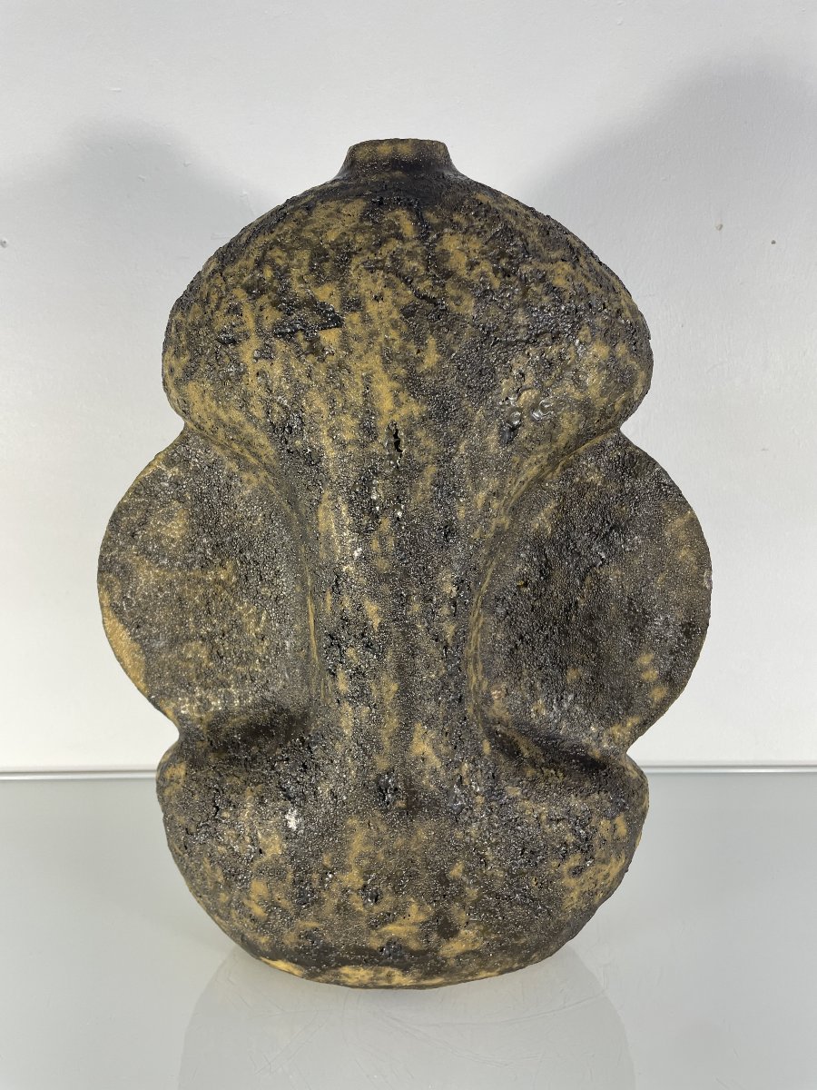Raymond-louis Quillivic - Large Sculptural Vase-photo-4
