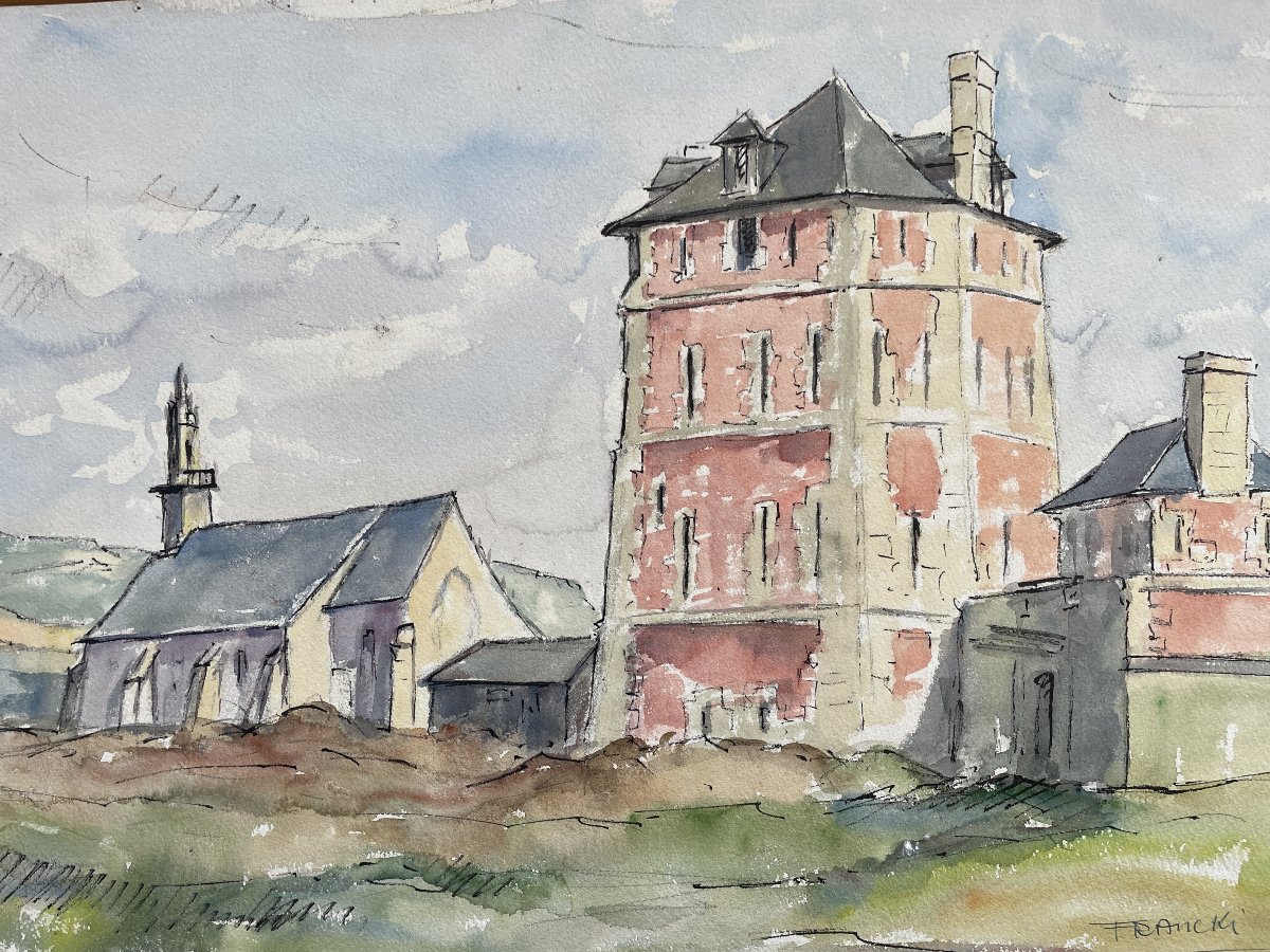 Jacques Francki (1920-1987) - La tour Vauban - Camaret sur Mer -Crozon