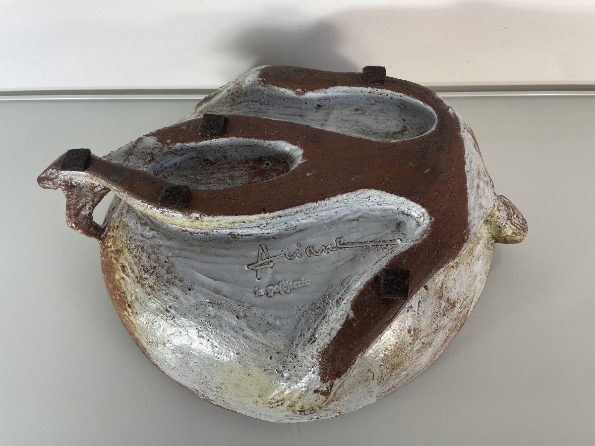Ariane Mathieu - La Po(é)trie - Le Minotaure  - Large Sculpture Bowl-photo-1