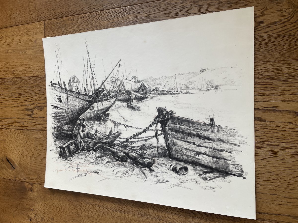 Jean Le Neuthiec (1911-1985) - La tour Vauban - Camaret sur Mer -Crozon-photo-3