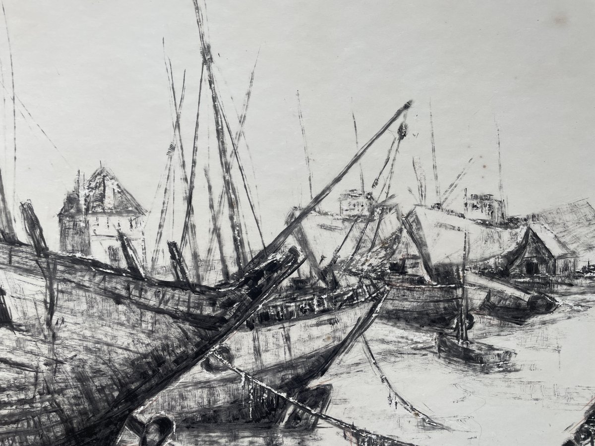 Jean Le Neuthiec (1911-1985) - La tour Vauban - Camaret sur Mer -Crozon-photo-2