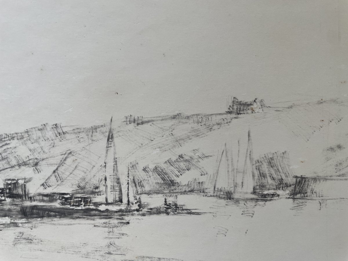 Jean Le Neuthiec (1911-1985) - La tour Vauban - Camaret sur Mer -Crozon-photo-3