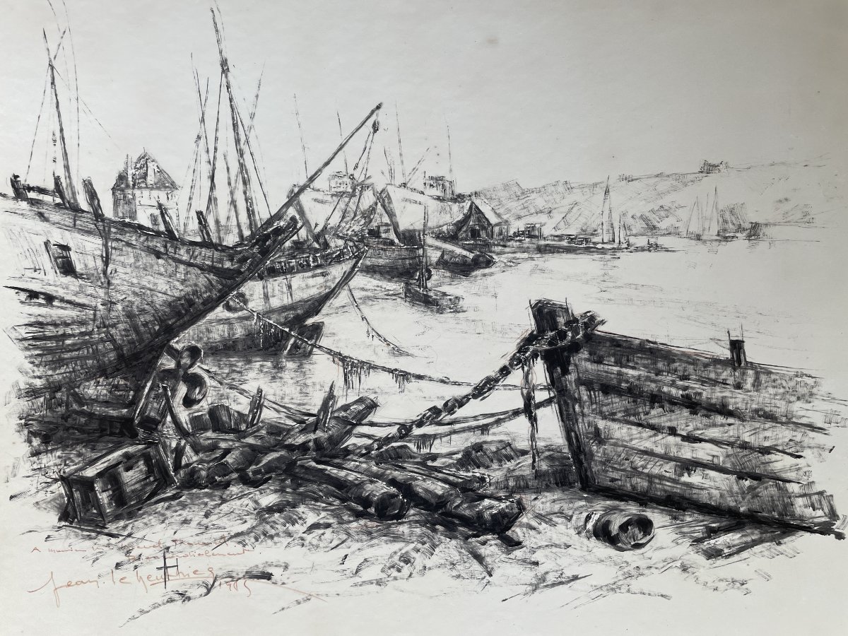 Jean Le Neuthiec (1911-1985) - La tour Vauban - Camaret sur Mer -Crozon