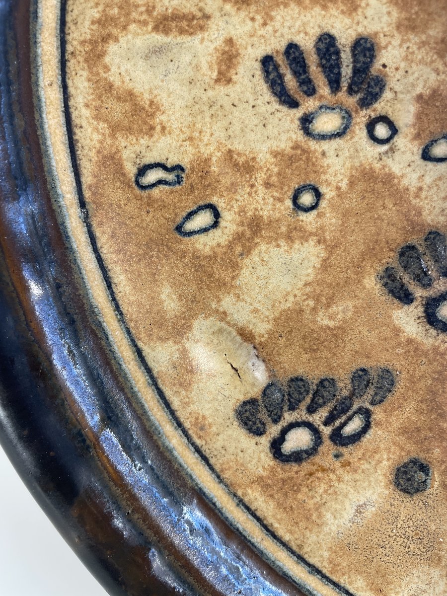 Pierre Abadie-landel (1896–1972) - Odetta Quimper - Art Deco Stoneware-photo-3