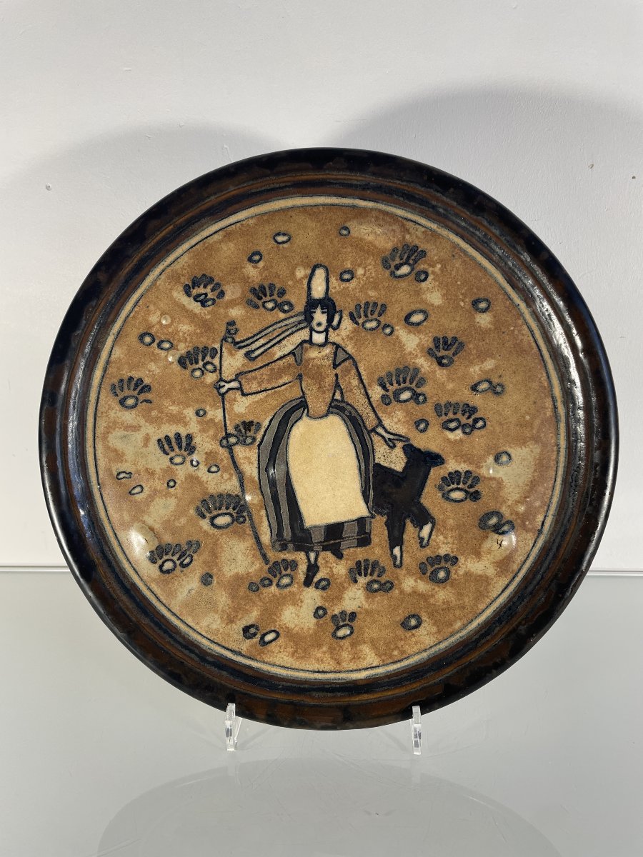 Pierre Abadie-landel (1896–1972) - Odetta Quimper - Art Deco Stoneware