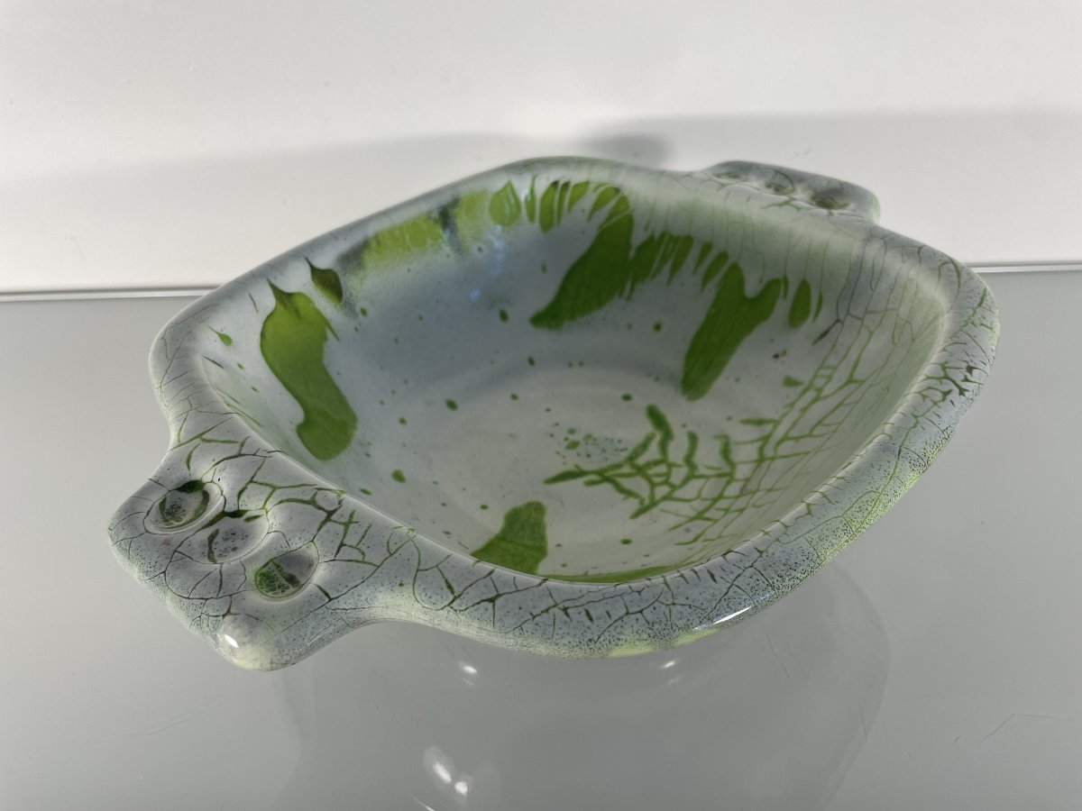 Victor Lucas (1897–1958) - Keraluc - Bowl On A Foot-photo-3