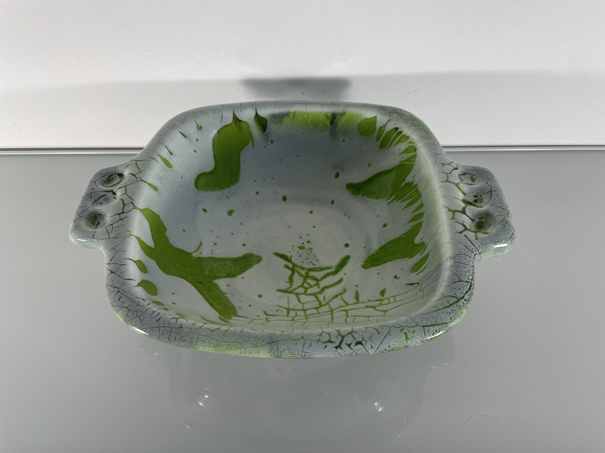 Victor Lucas (1897–1958) - Keraluc - Bowl On A Foot-photo-3