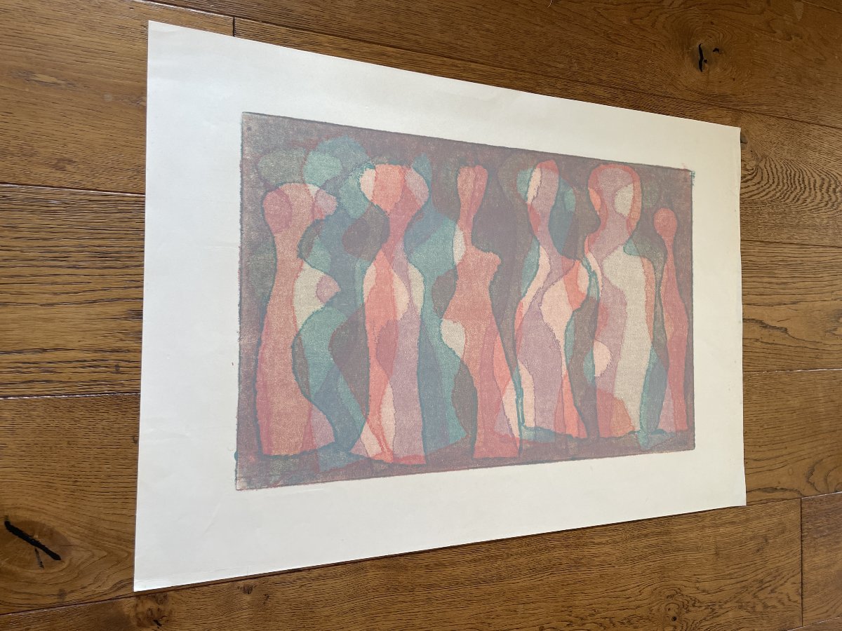 Alwin Carstens (1906–1982) - Color Lithograph B-photo-4