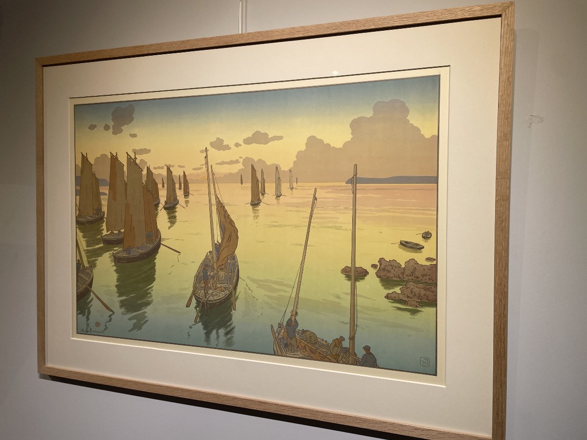 Henri Rivière (1864-1951) - Le Coucher du Soleil - Japonisme-photo-2