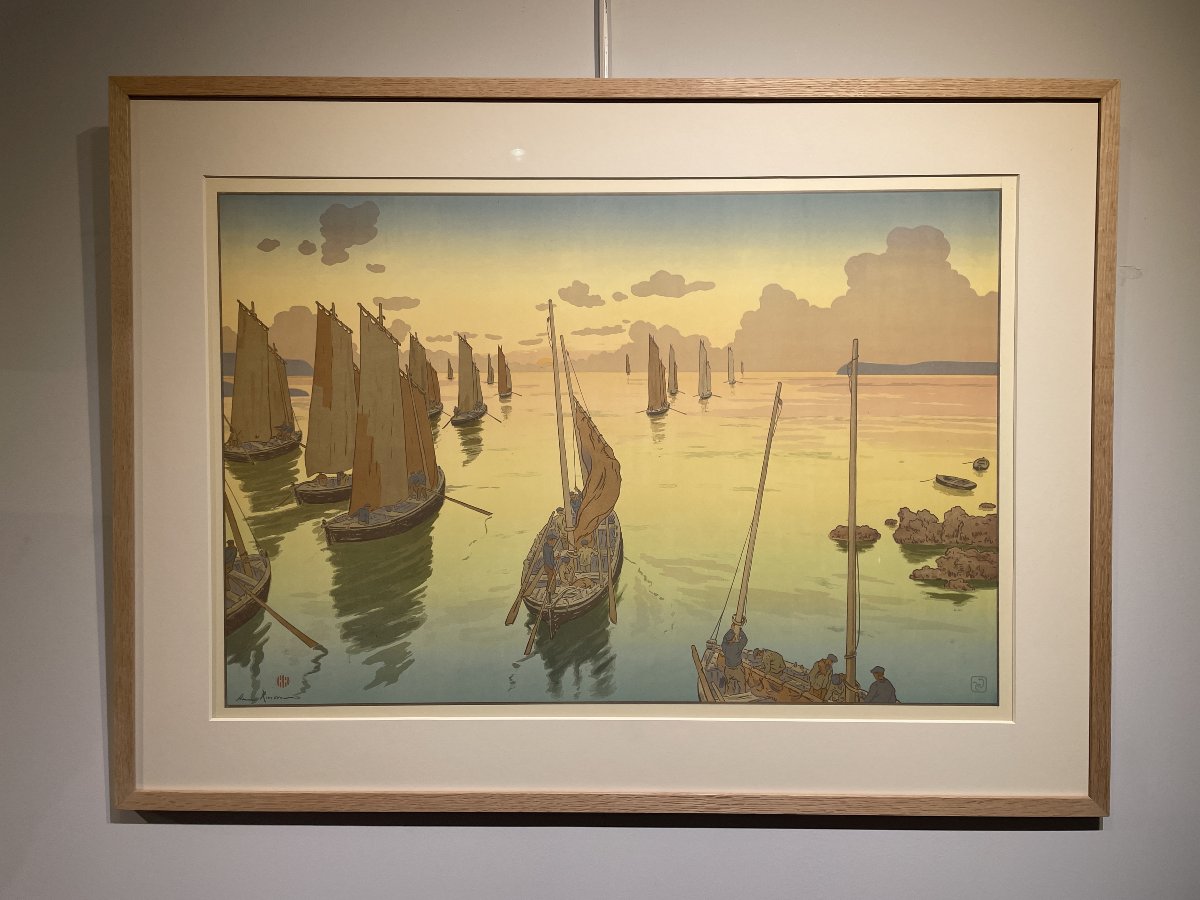 Henri Rivière (1864-1951) - Le Coucher du Soleil - Japonisme