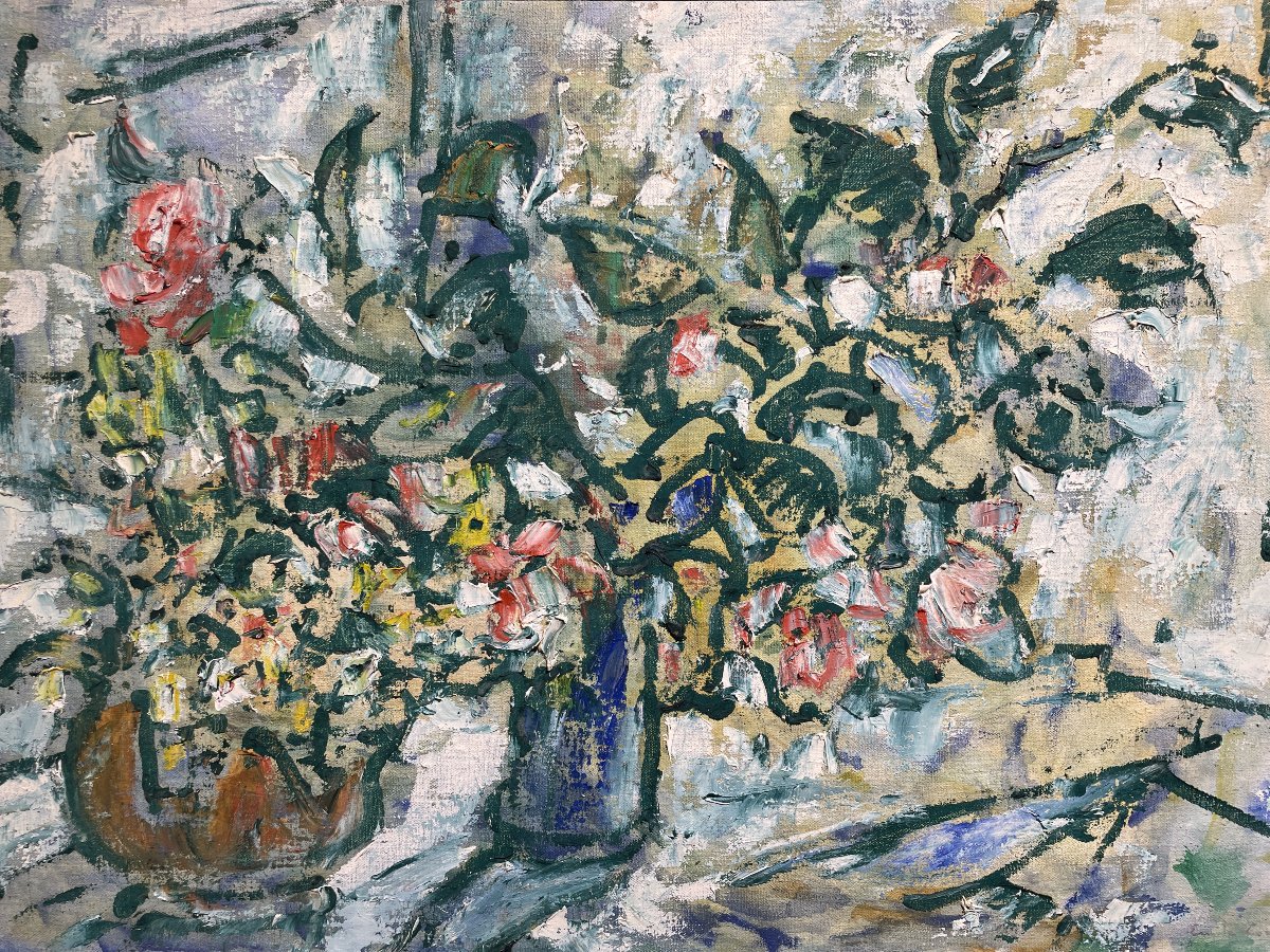 Emile Compard (1900–1977) - Bouquet Of Flowers