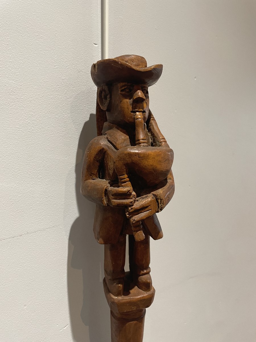 Armand Le Trionnaire dit "Le Patient de Saint-Avé" (1912-1996) - Canne au breton