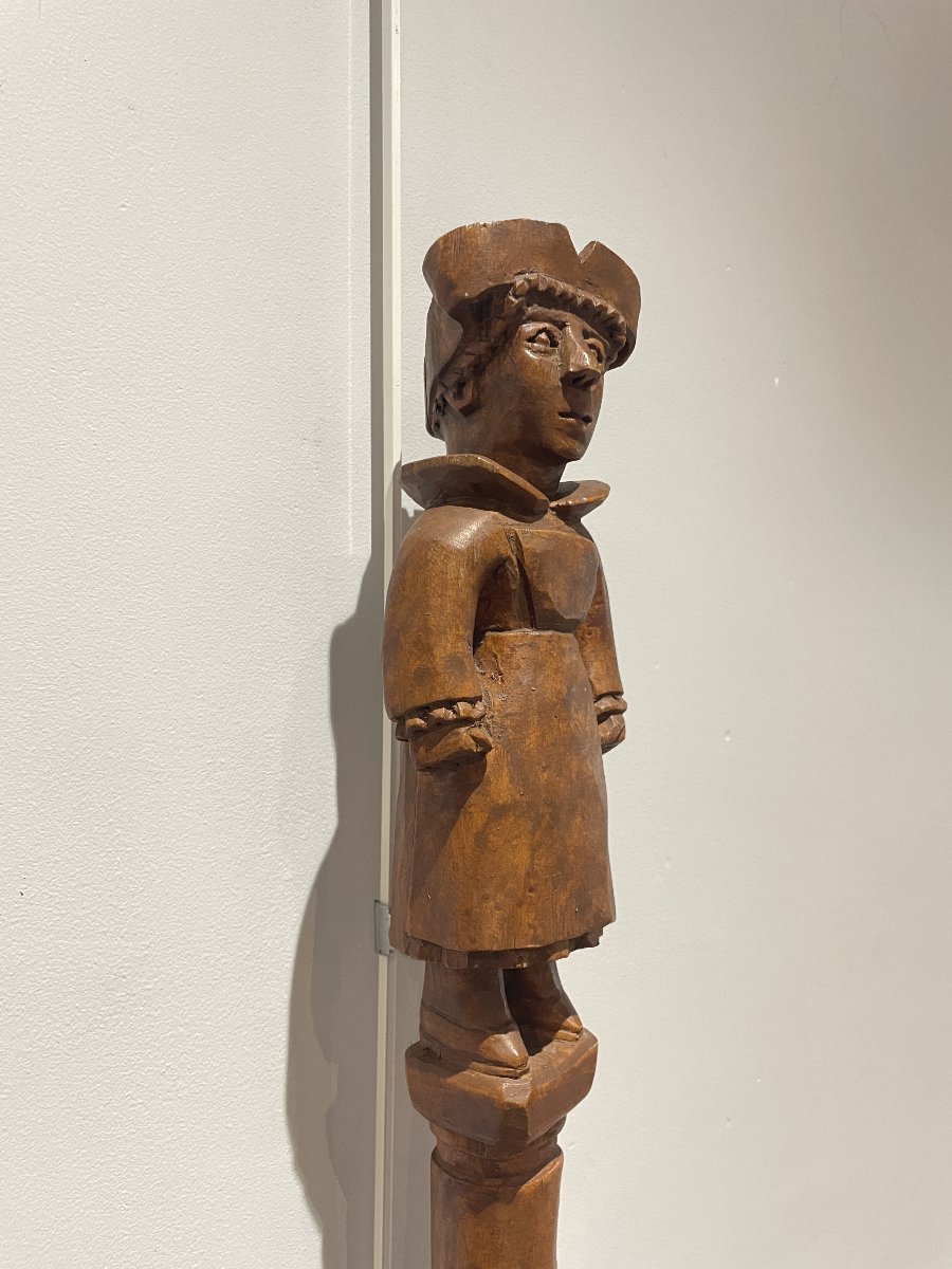 Armand Le Trionnaire dit "Le Patient de Saint-Avé" (1912-1996) - Canne à la bretonne-photo-2