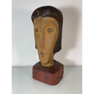 Mingam Jean (1927-1987) - Buste Sculpté