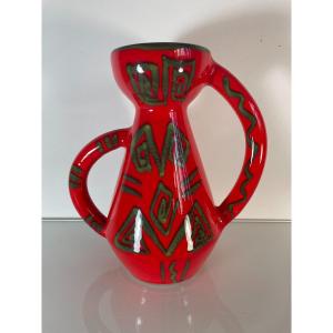 Vallauris - Large Vase With Two Handles