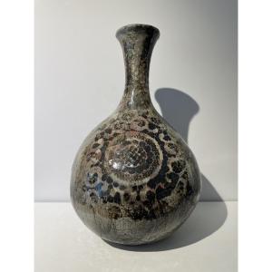 Paul Quéré (1931-1993) -  La Po(é)terie - Grand Vase Solflore