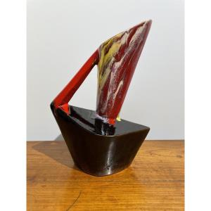 Vallauris - Large Cubist Pitcher