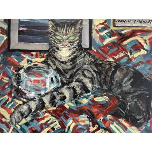 Maryvonne Méheut (1908-1992) - Le chat