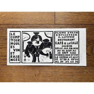 Olivier Lapicque - Bois gravé - Lesconil - 183/345