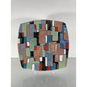 Marjatta Taburet (1931-) - Large Decorative Plate