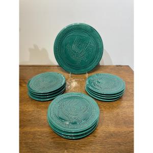 Pierre Toulhoat (1923-2014) - Service à dessert - Keraluc