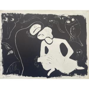 Jules Paressant (1917-2001) - La grève - 1960